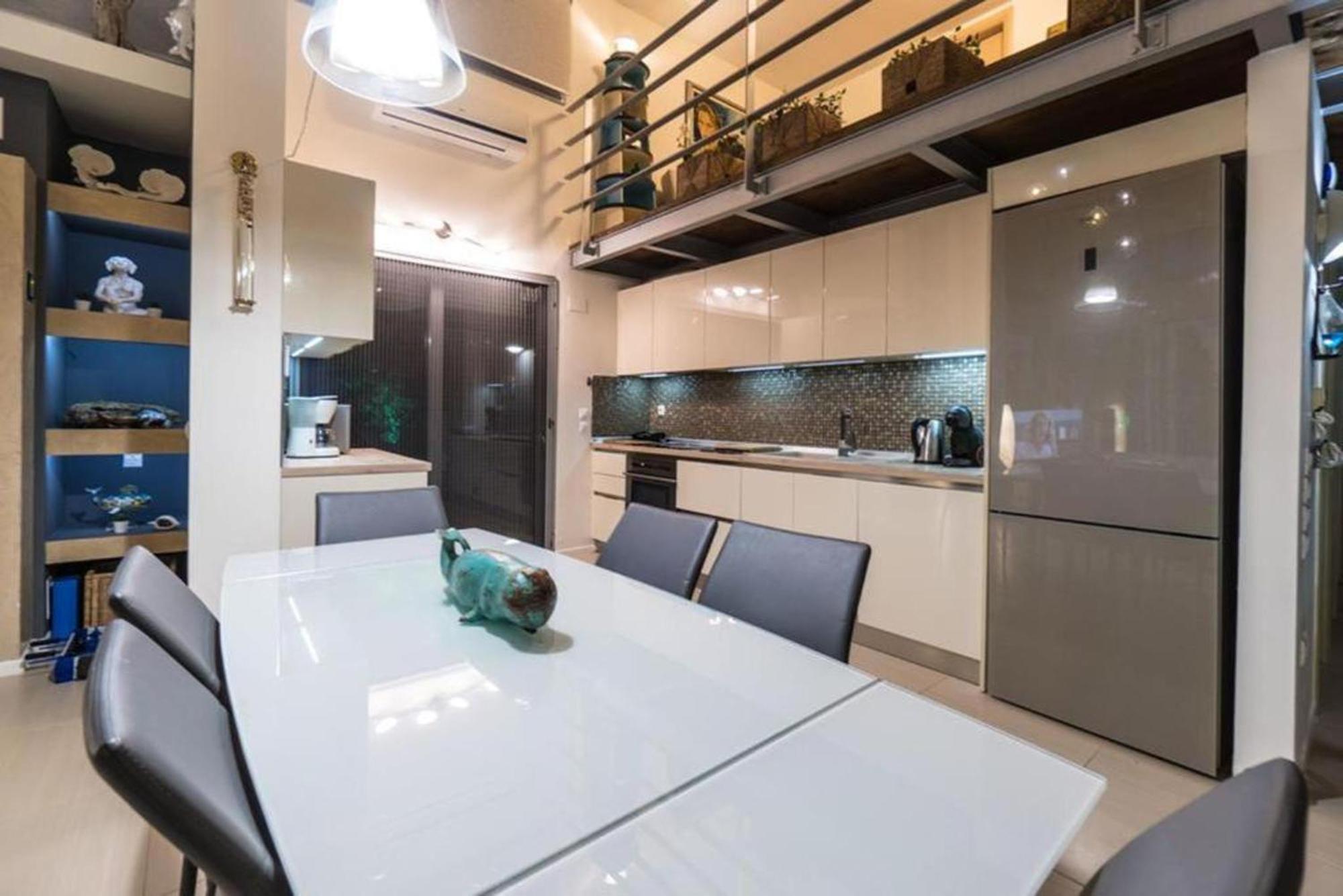 Island Villa Sani Sea View ภายนอก รูปภาพ